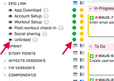 Color Coding and Hiding